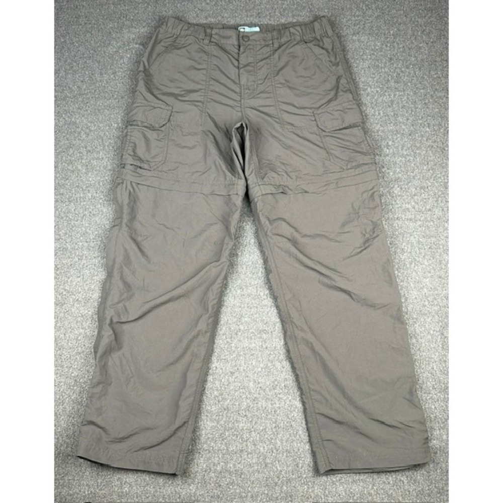 REI Sahara Convertible Cargo Pants Womens 8 Petite Gray Hiking Zip Off Trousers